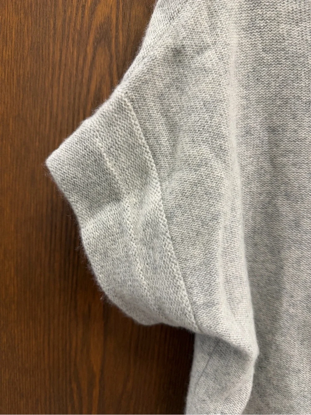 J. Crew Light Gray V-Neck Short Sleeve Sweater Dress